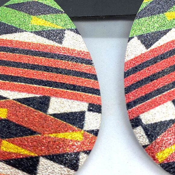 Aztec design Earrings by Full Tilt - Picture 2 of 4